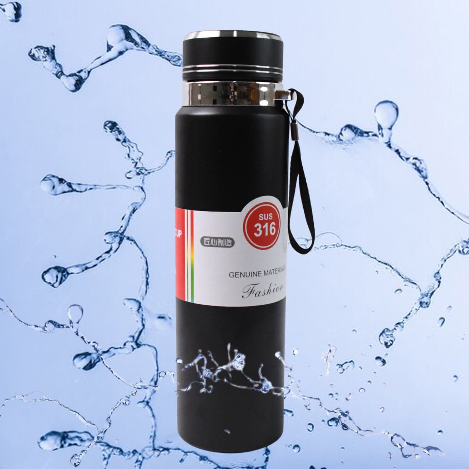 Stainless Steel Double wall Insulation Water Bottle (1000 ML) thumbnail 4