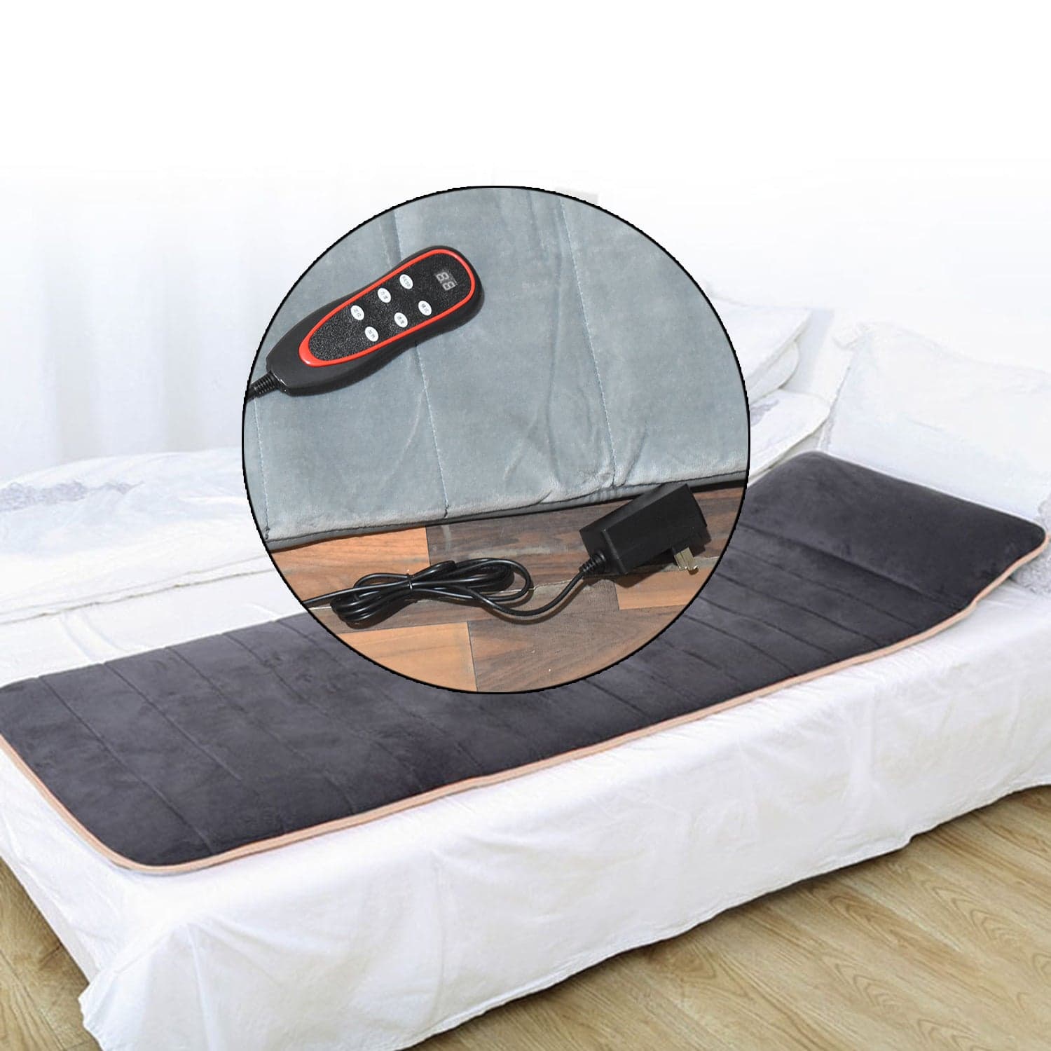 Electric Vibrating Massage Pad / Mattress (1 Set) thumbnail 1