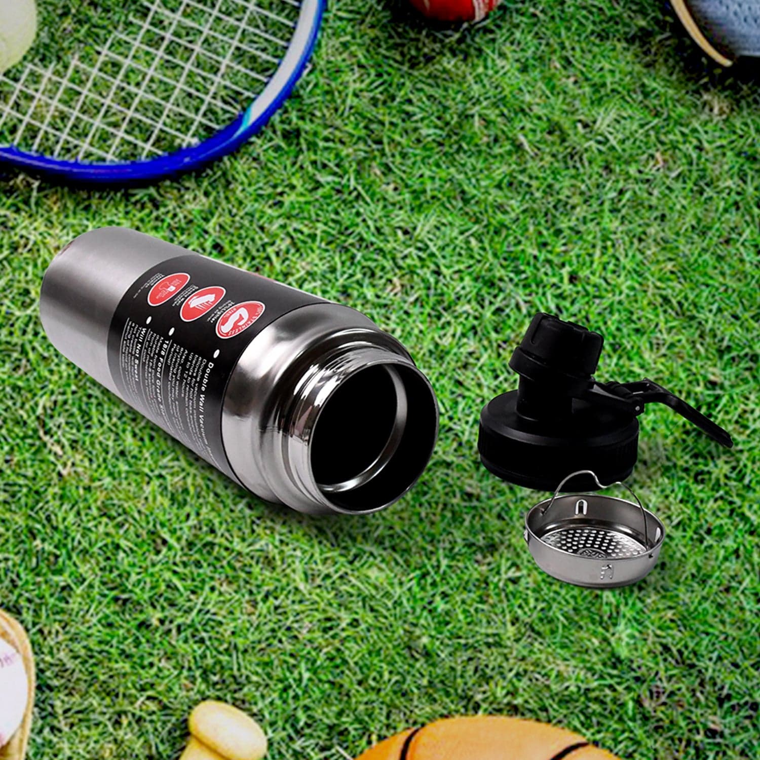 Stainless Steel Double Wall Vacuum-Insulated Drink Water Bottle (800 ML) thumbnail 6