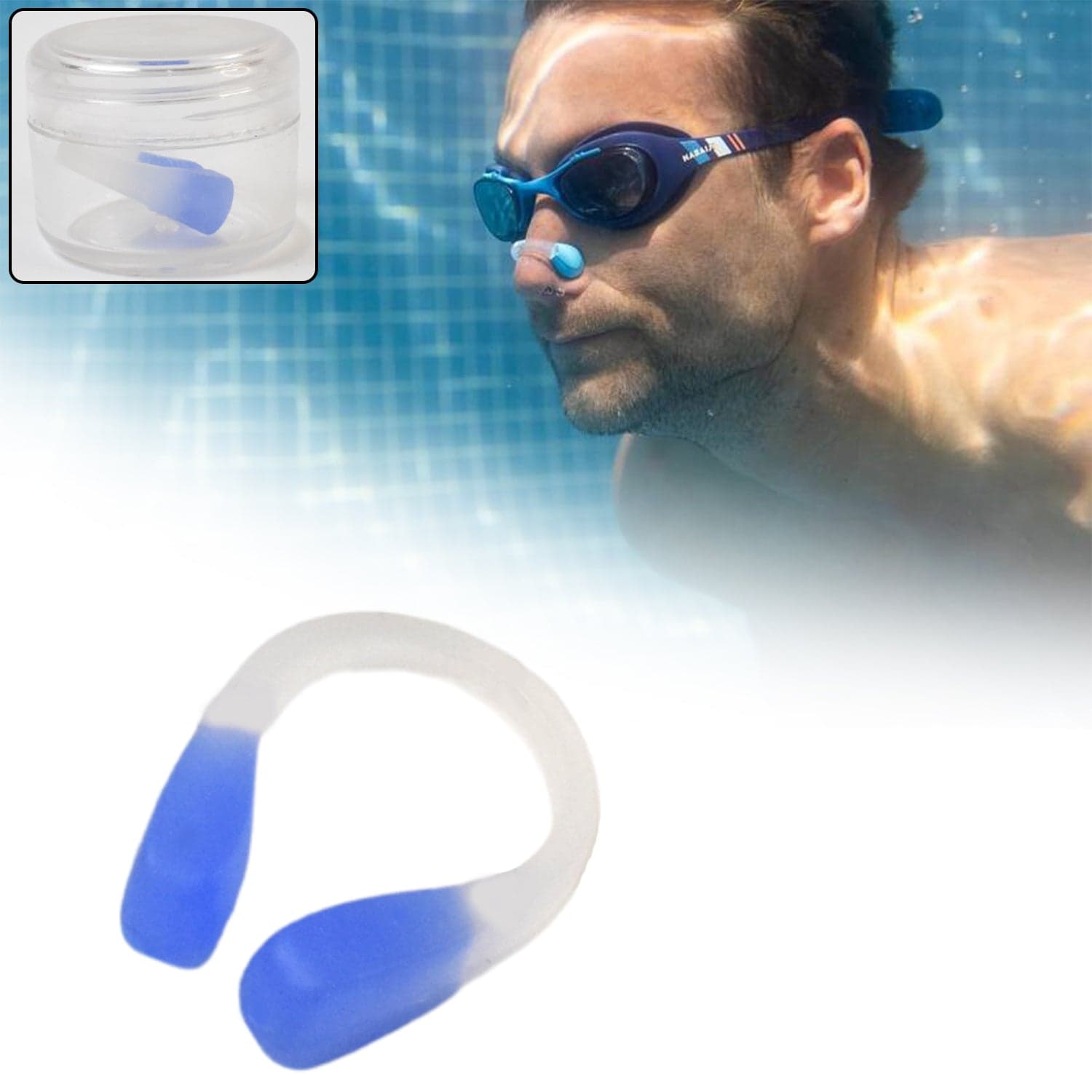 Swimming Nose Clip (1 Pc / Mix Design) thumbnail 1