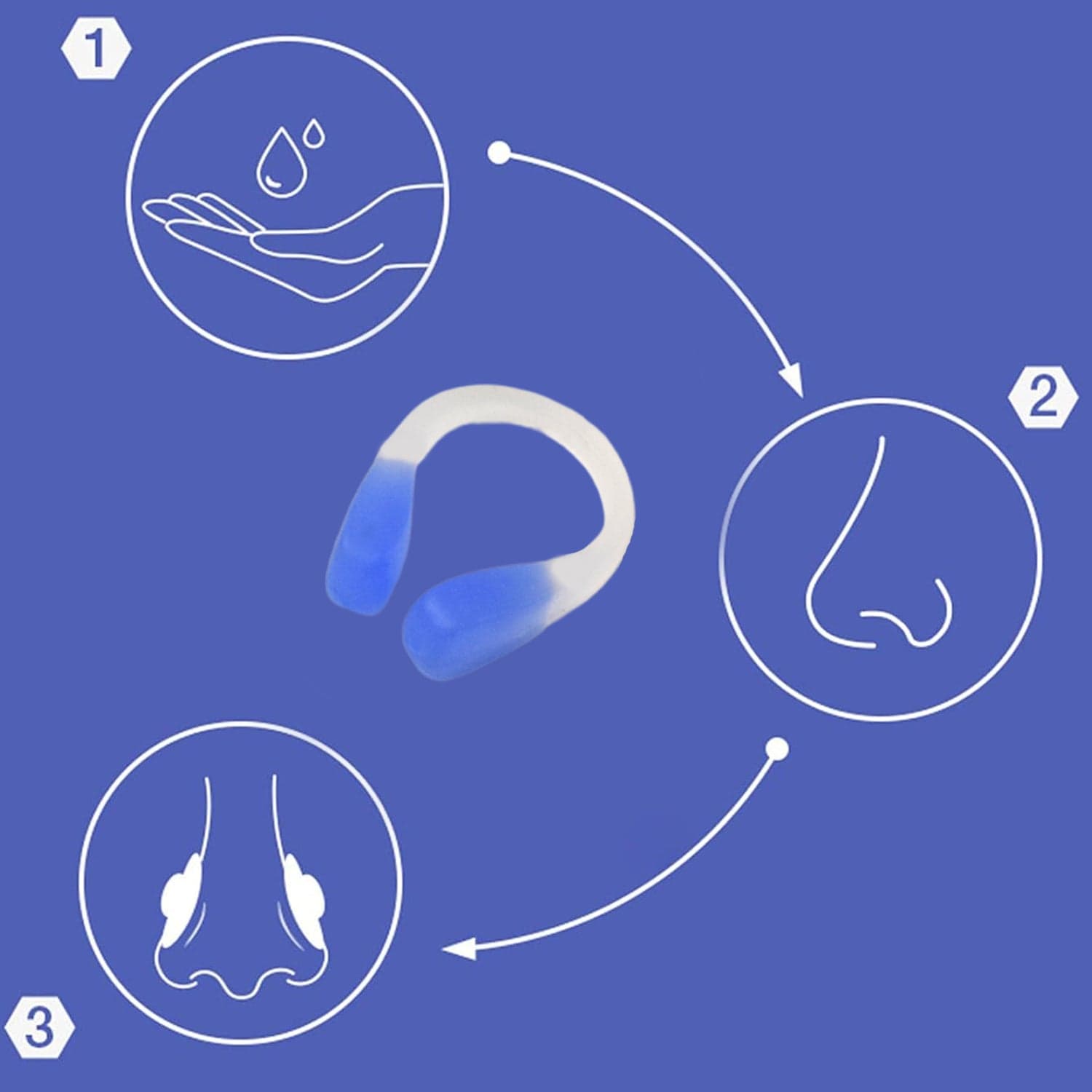 Swimming Nose Clip (1 Pc / Mix Design) thumbnail 3