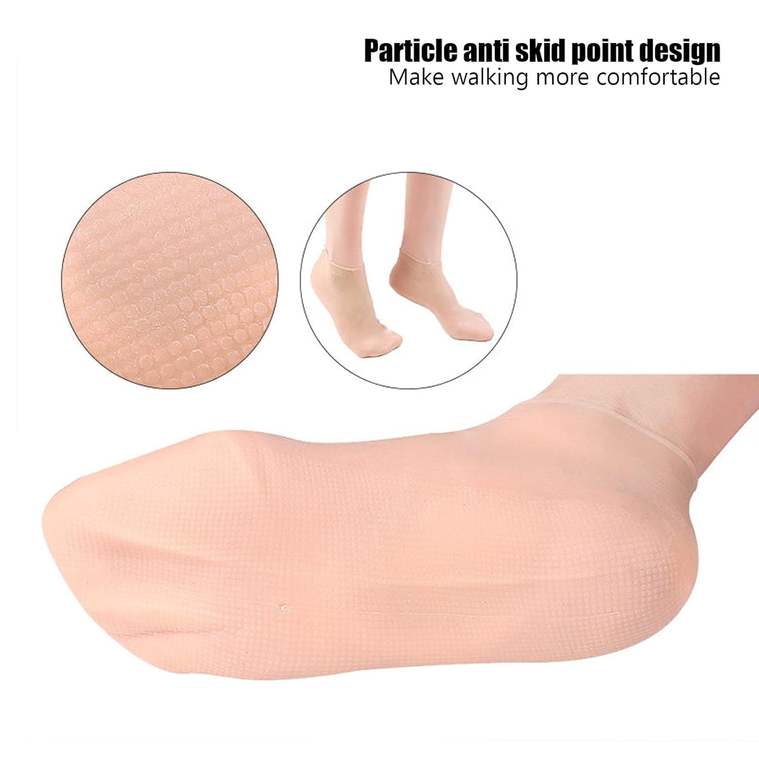Silicone Soft Moisturizing Socks (1 Pair) thumbnail 6