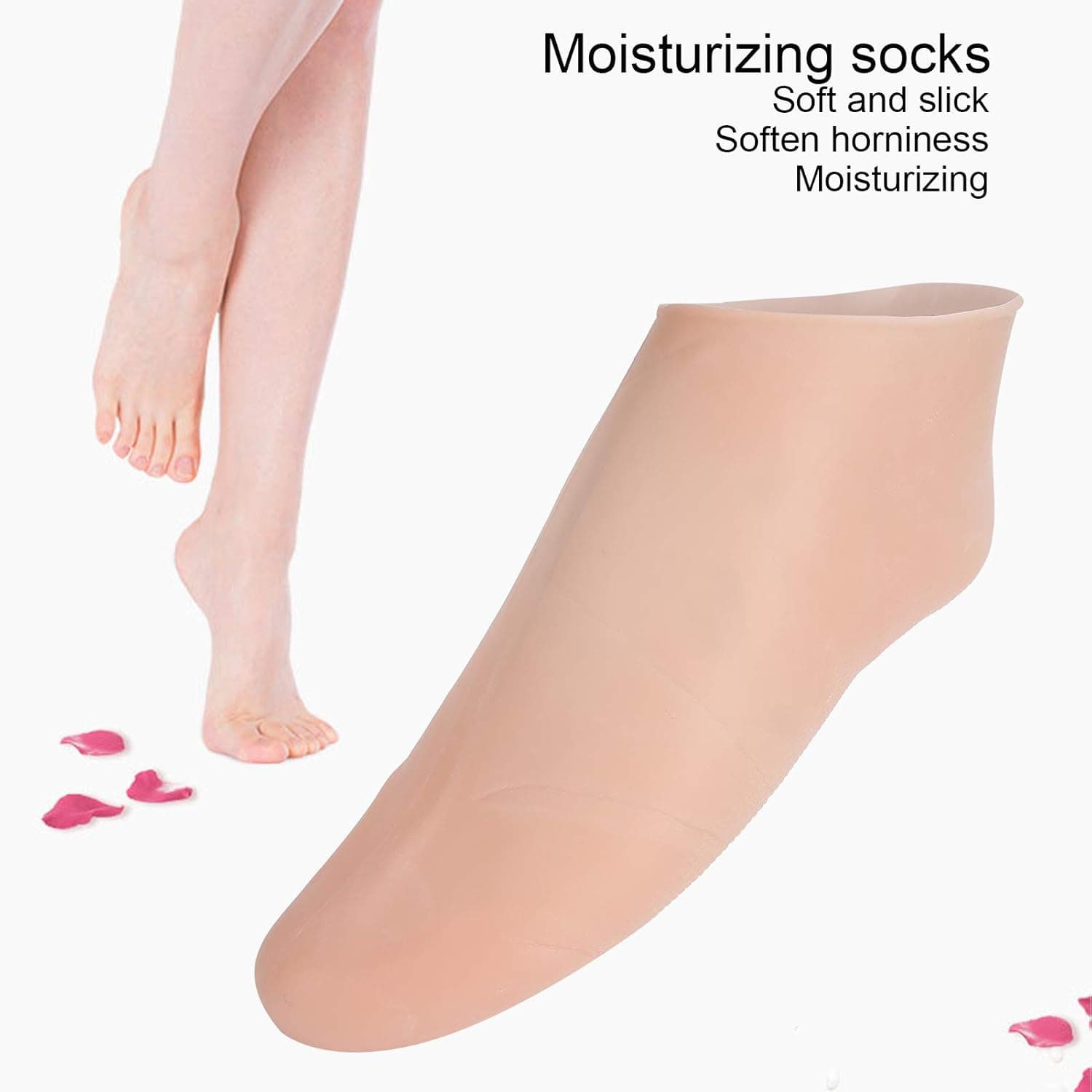 Silicone Soft Moisturizing Socks (1 Pair) thumbnail 7