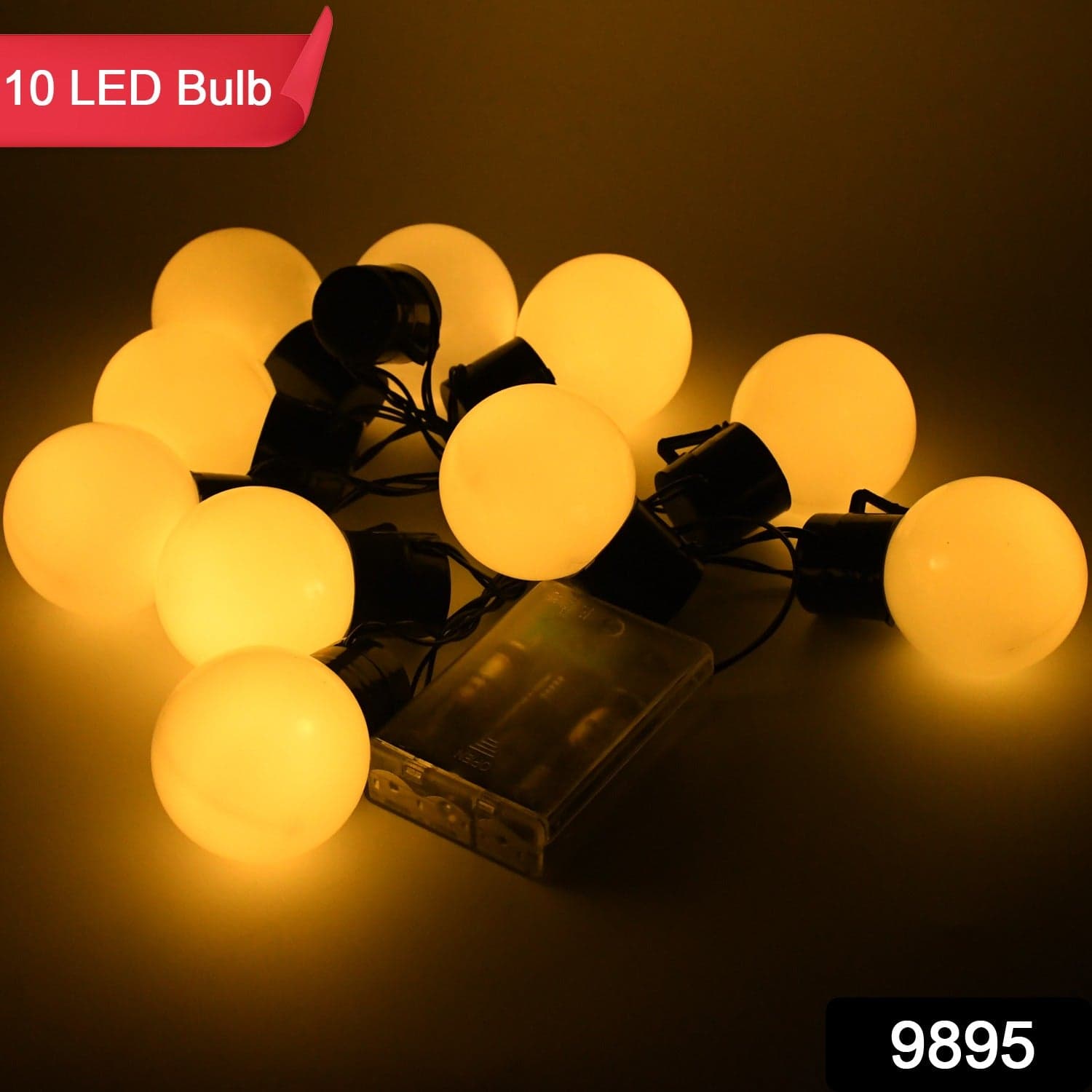 10 LED String Lights 3 Battery Operated (1 Pc / Battery Not Included) thumbnail 2