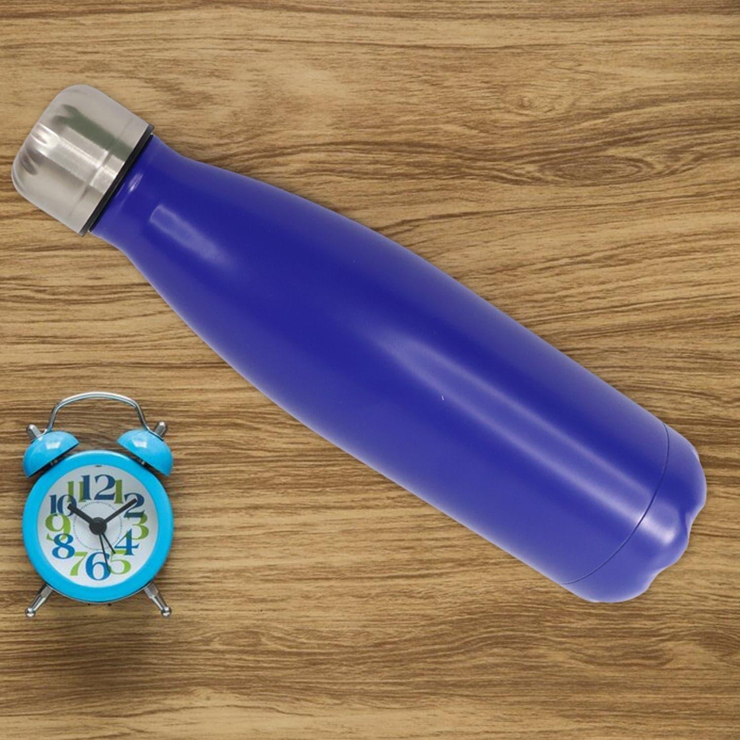 Stainless Steel Single Wall Water Bottle 400ml approx thumbnail 3