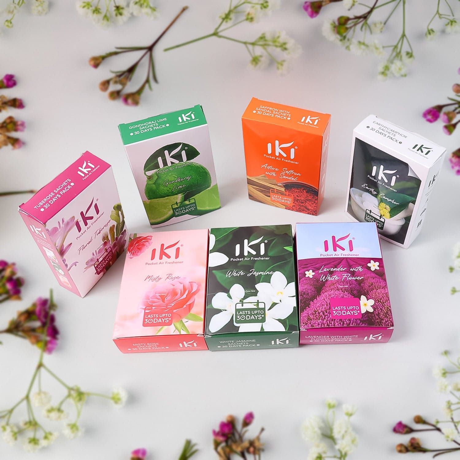 IKI Pocket Air Freshener Mix Flevar / Fragrance (1 Pkt / Inside 6 Pcs ) thumbnail 4