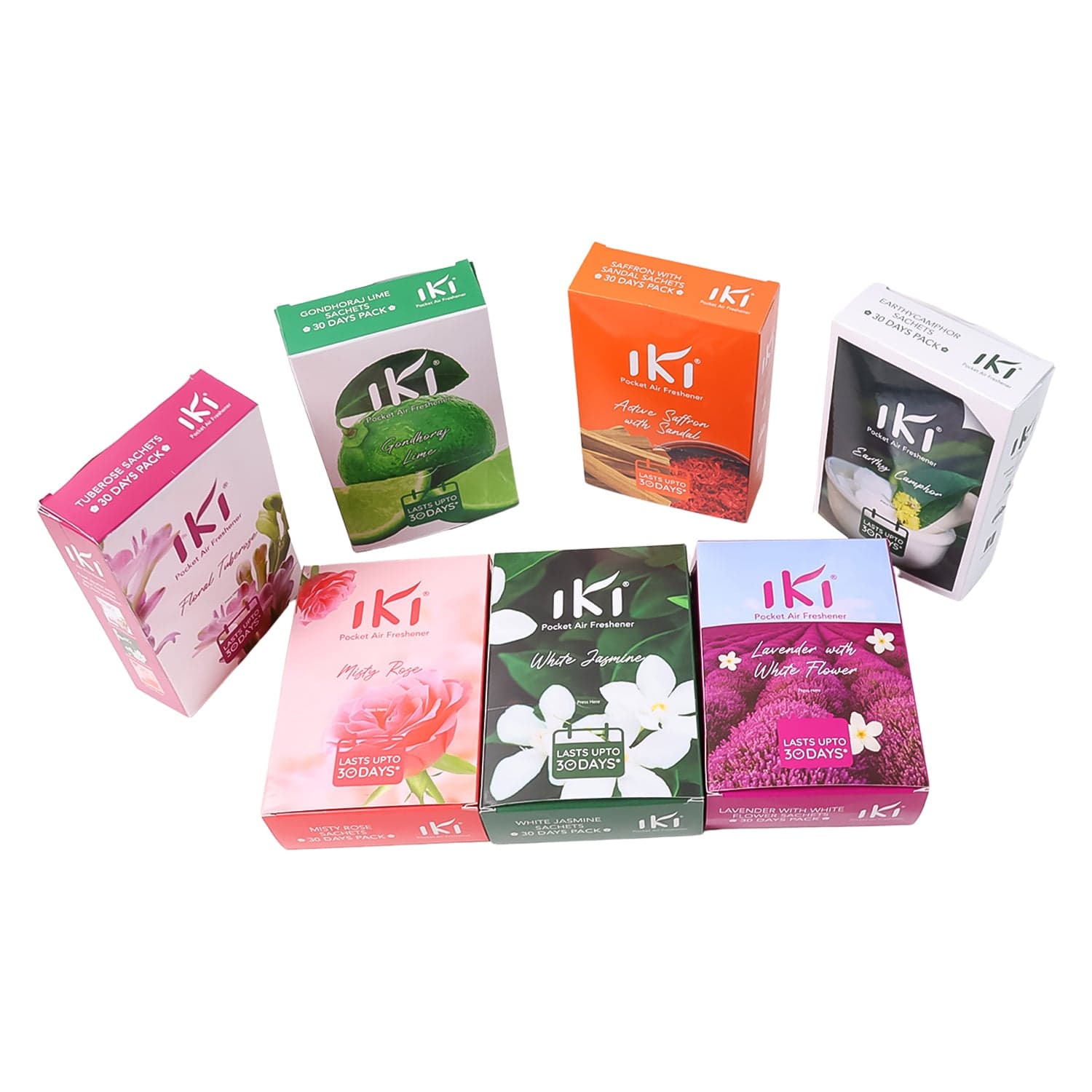IKI Pocket Air Freshener Mix Flevar / Fragrance (1 Pkt / Inside 6 Pcs ) thumbnail 6