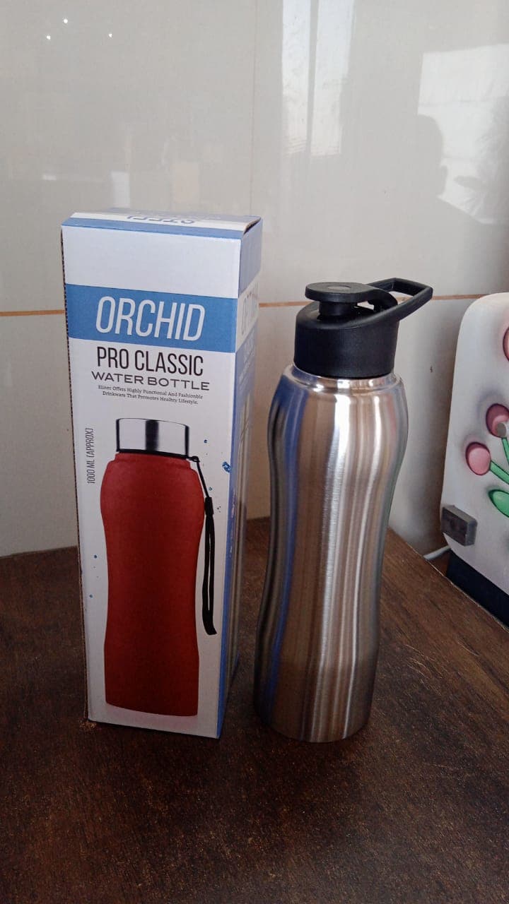 Stainless Steel Double Wall Vacuum-Insulated Drink Water Bottle (1000 ML Approx) thumbnail 7