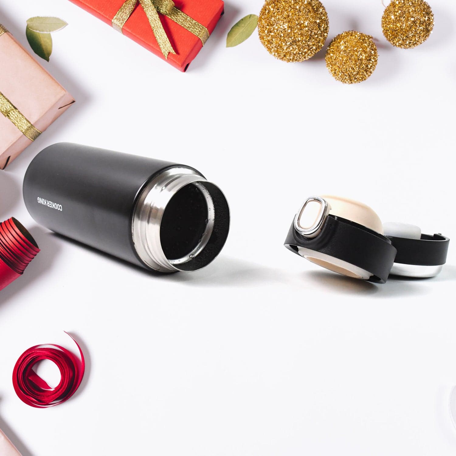 Stainless Steel Insulated Vacuum Bottle With Insulated Cap Lock (350ml) Approx thumbnail 4