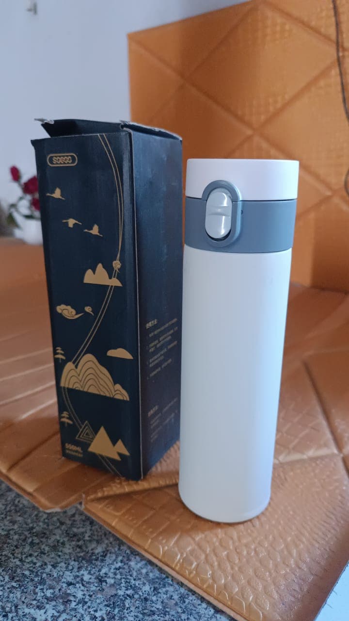 Stainless Steel Insulated Water Cup (550ml Approx) thumbnail 9
