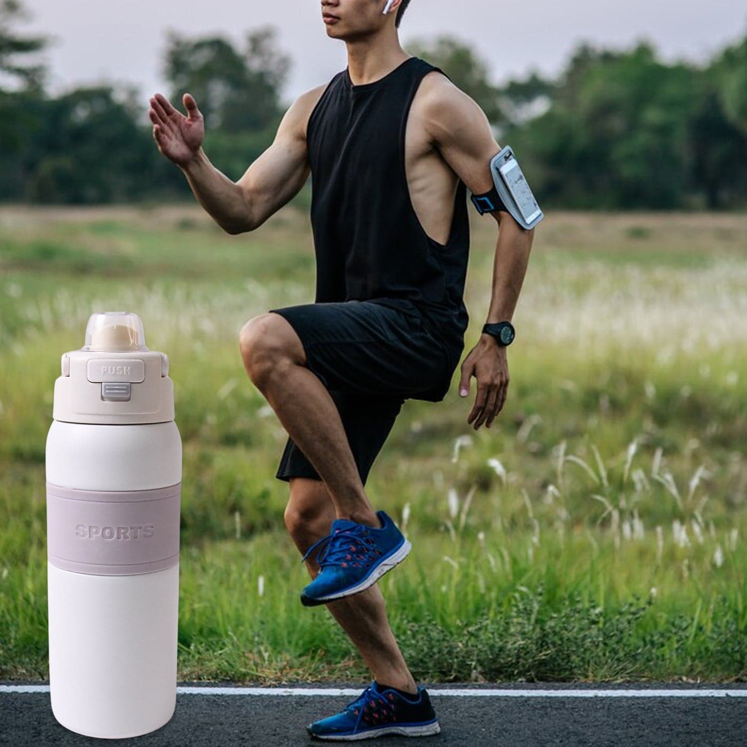 Stainless Steel Water Bottle (680ml Approx) thumbnail 4