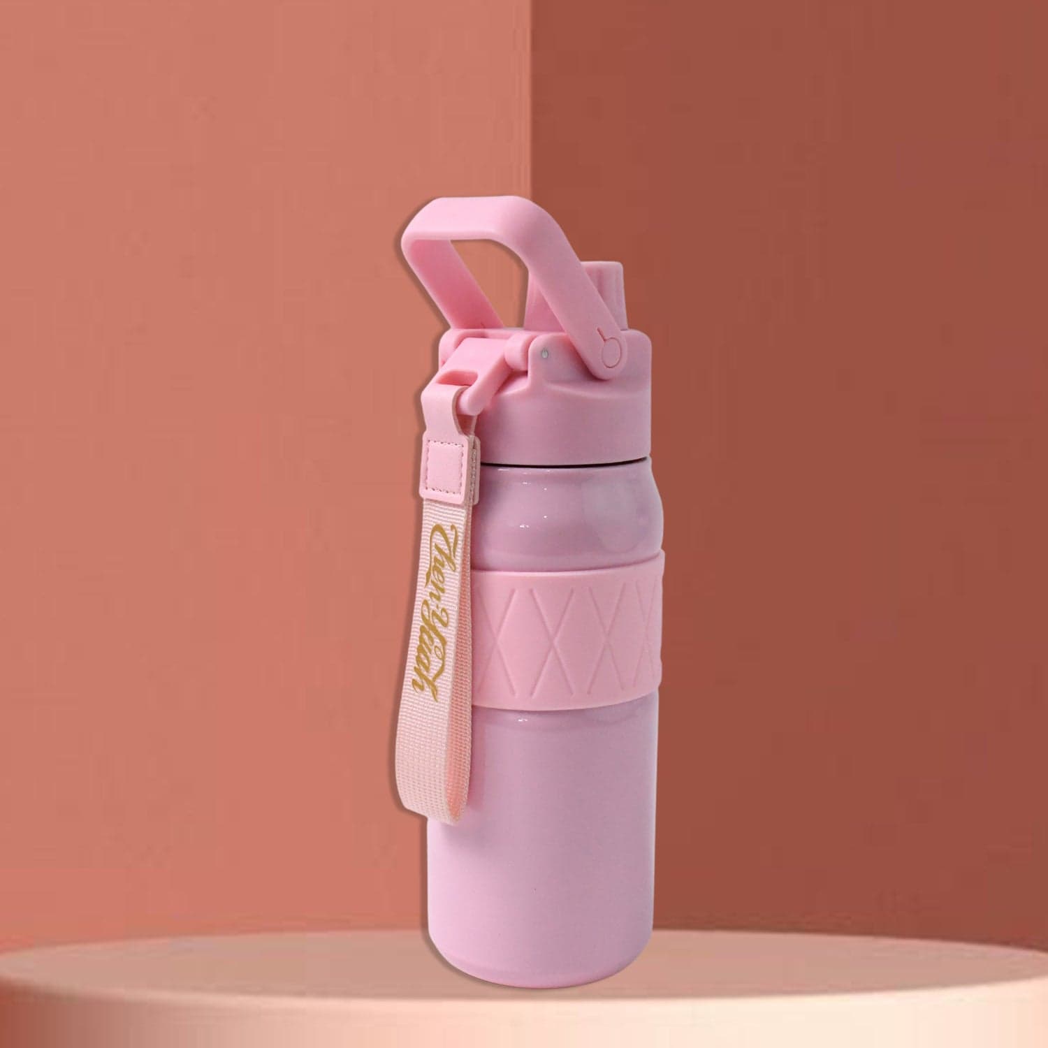 Stainless Steel Vacuum Insulated Water Bottle WIth Straw (550ml) thumbnail 1