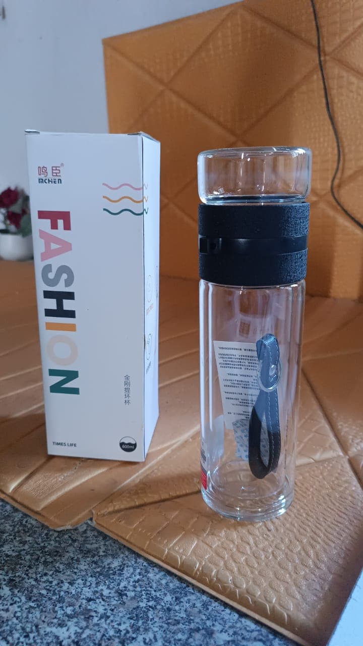Outdoor Sport Glass Water Bottle With Steel Lid / 500 Ml Approx) thumbnail 7