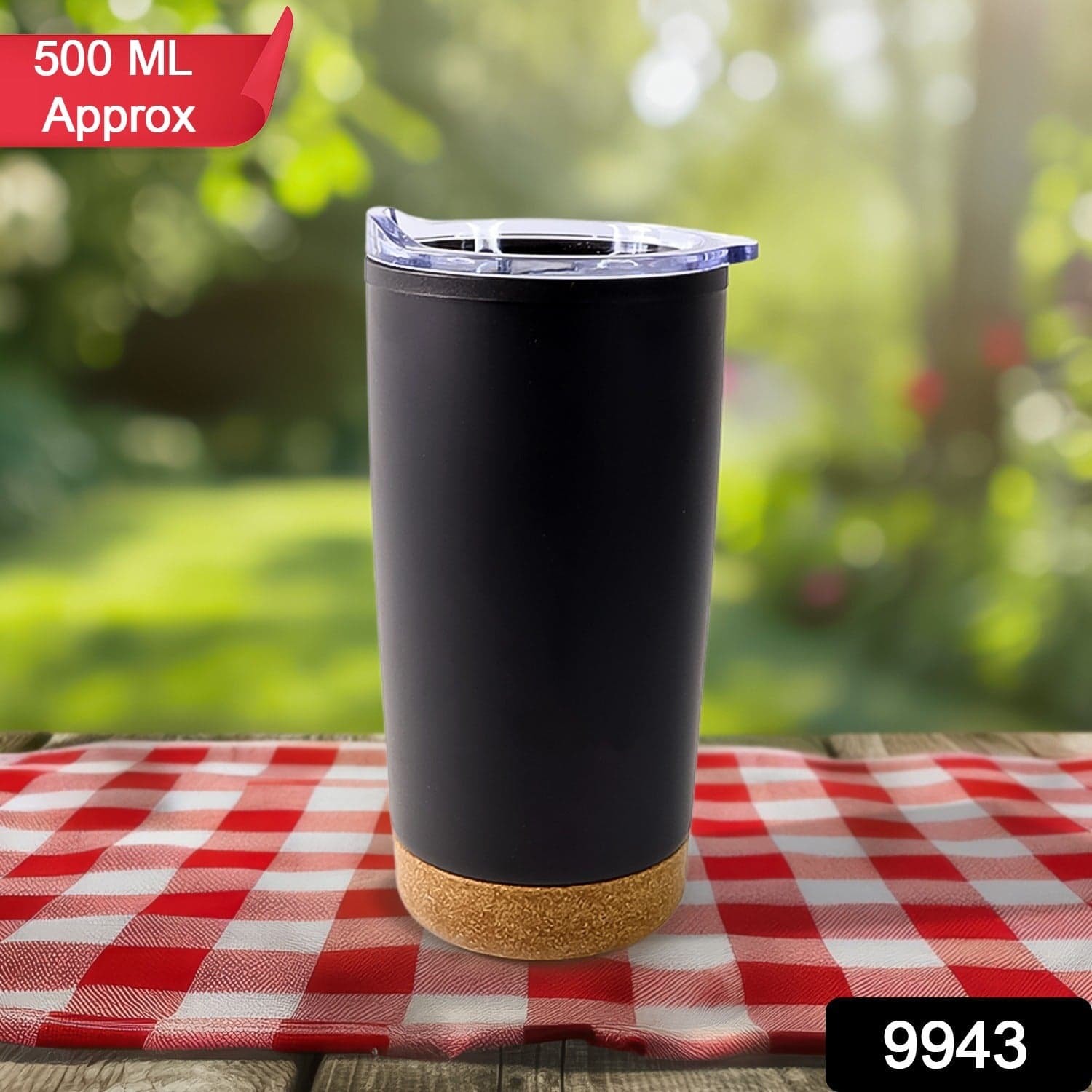 Customize Plastic Insulated Coffee Cups Travel Mug (500 ML Approx / 1 Pc) thumbnail 2