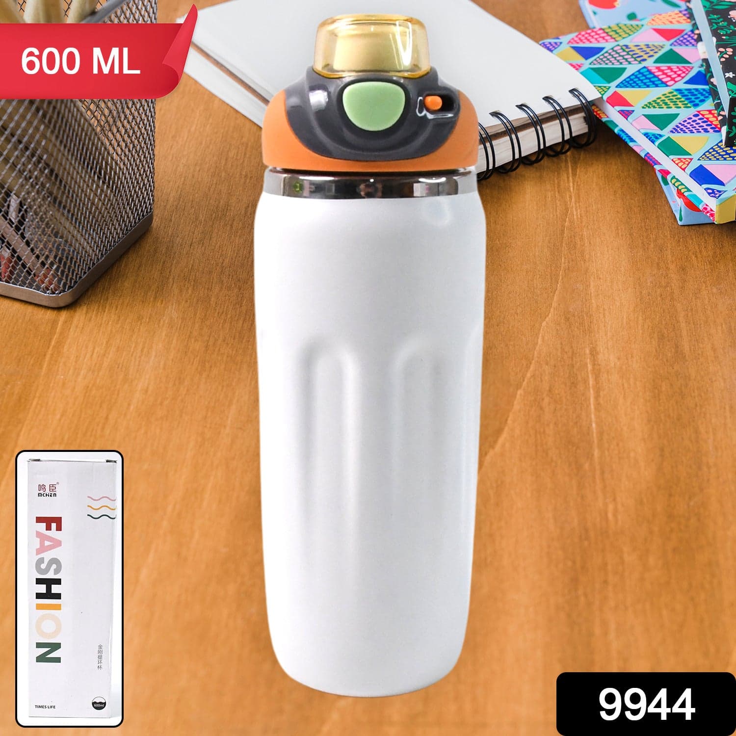 Stainless Steel Water Bottle (600 ML / Approx) thumbnail 2