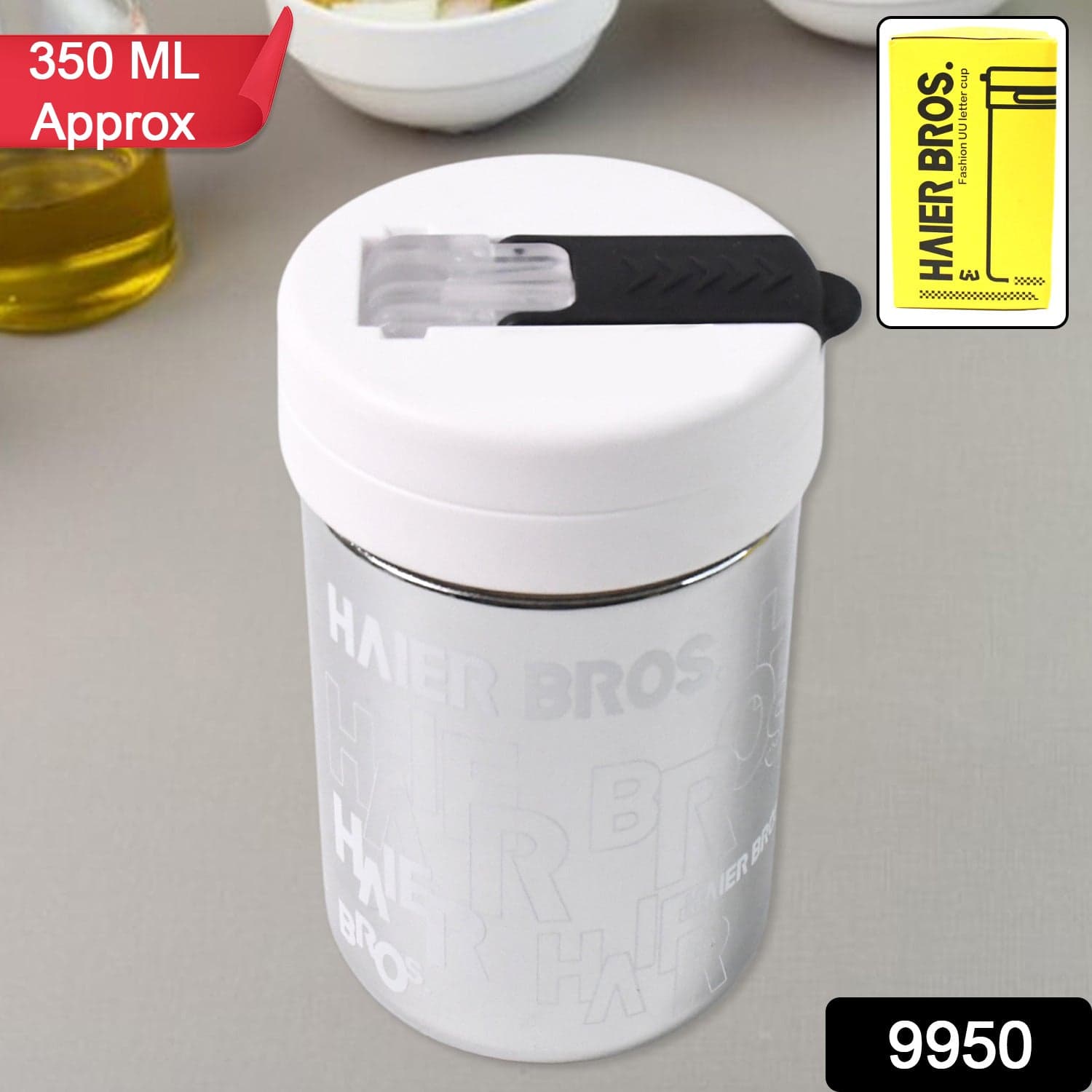 Stainless Steel Tumbler With Lid (350 Ml Approx) thumbnail 2