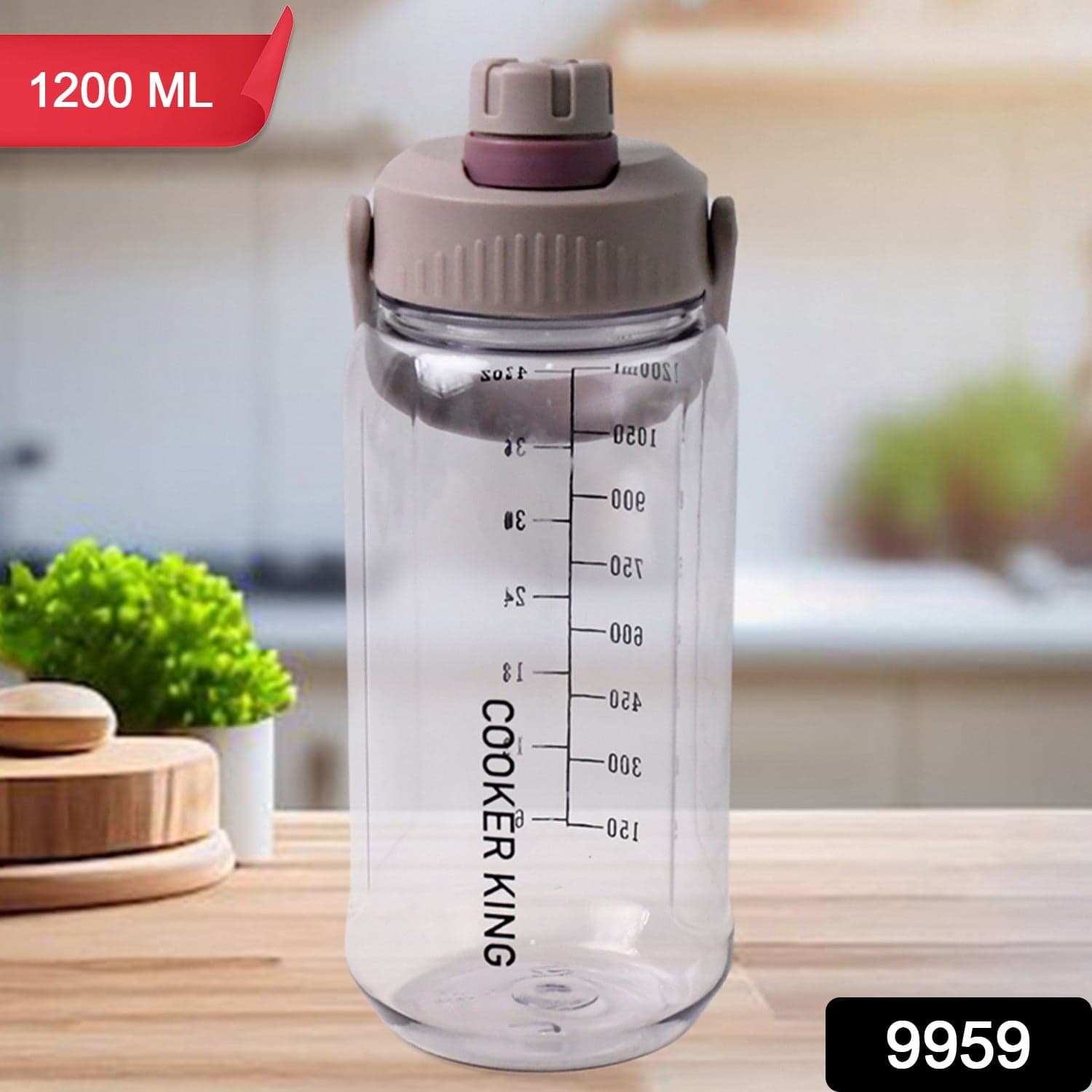 Plastic water bottle With Carry Handle (1 pc / 1200 ML) thumbnail 2