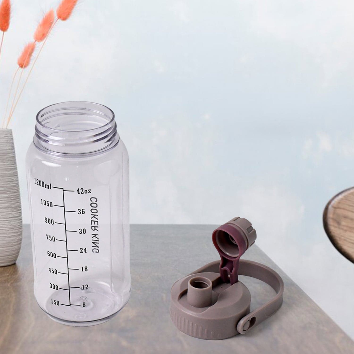 Plastic water bottle With Carry Handle (1 pc / 1200 ML) thumbnail 3
