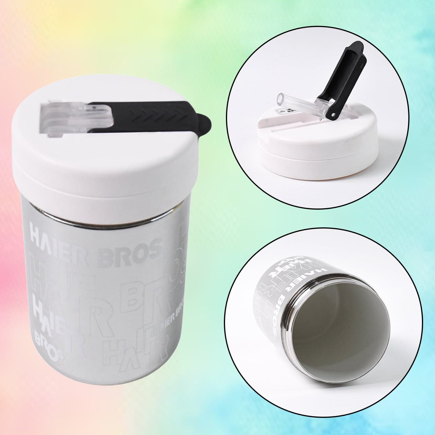 Stainless Steel Tumbler With Lid (510 Ml Approx) thumbnail 1