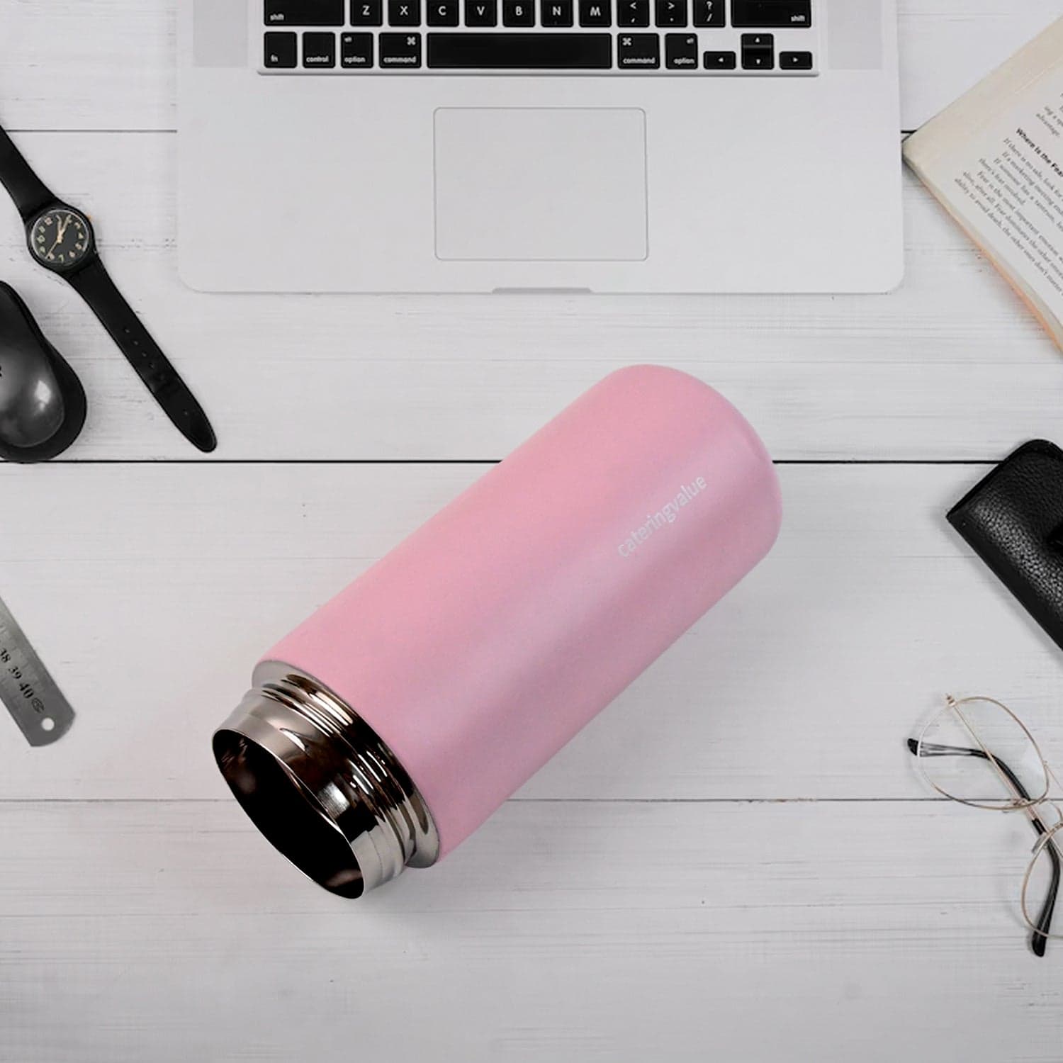 Stainless Steel Insulated Vacuum Bottle With Insulated Cap Lock (320ml Approx) thumbnail 4