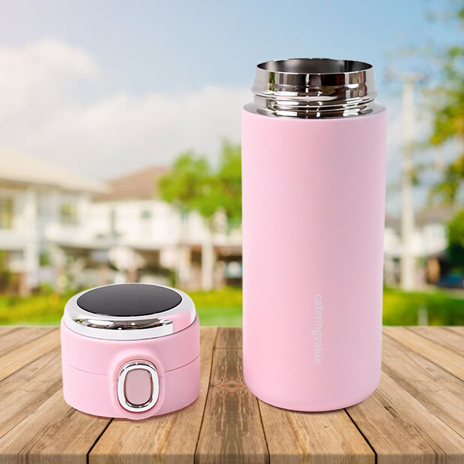 Stainless Steel Insulated Vacuum Bottle With Insulated Cap Lock (320ml Approx) thumbnail 6