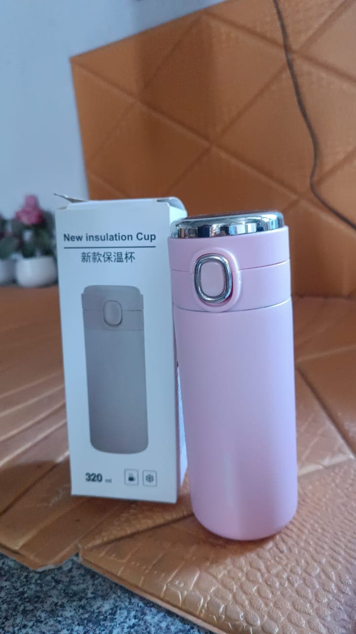 Stainless Steel Insulated Vacuum Bottle With Insulated Cap Lock (320ml Approx) thumbnail 7