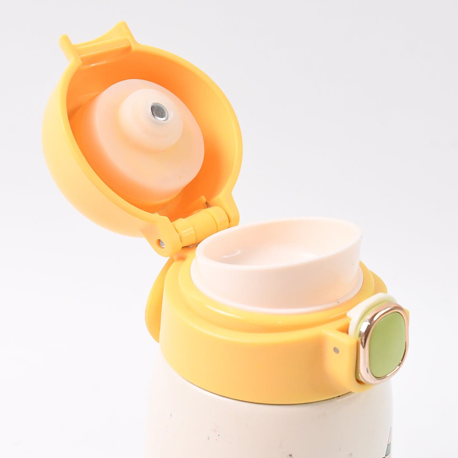Stainless Steel Single Wall Insulated Flip Lid Kids Water Bottle (300 ML Approx) thumbnail 3