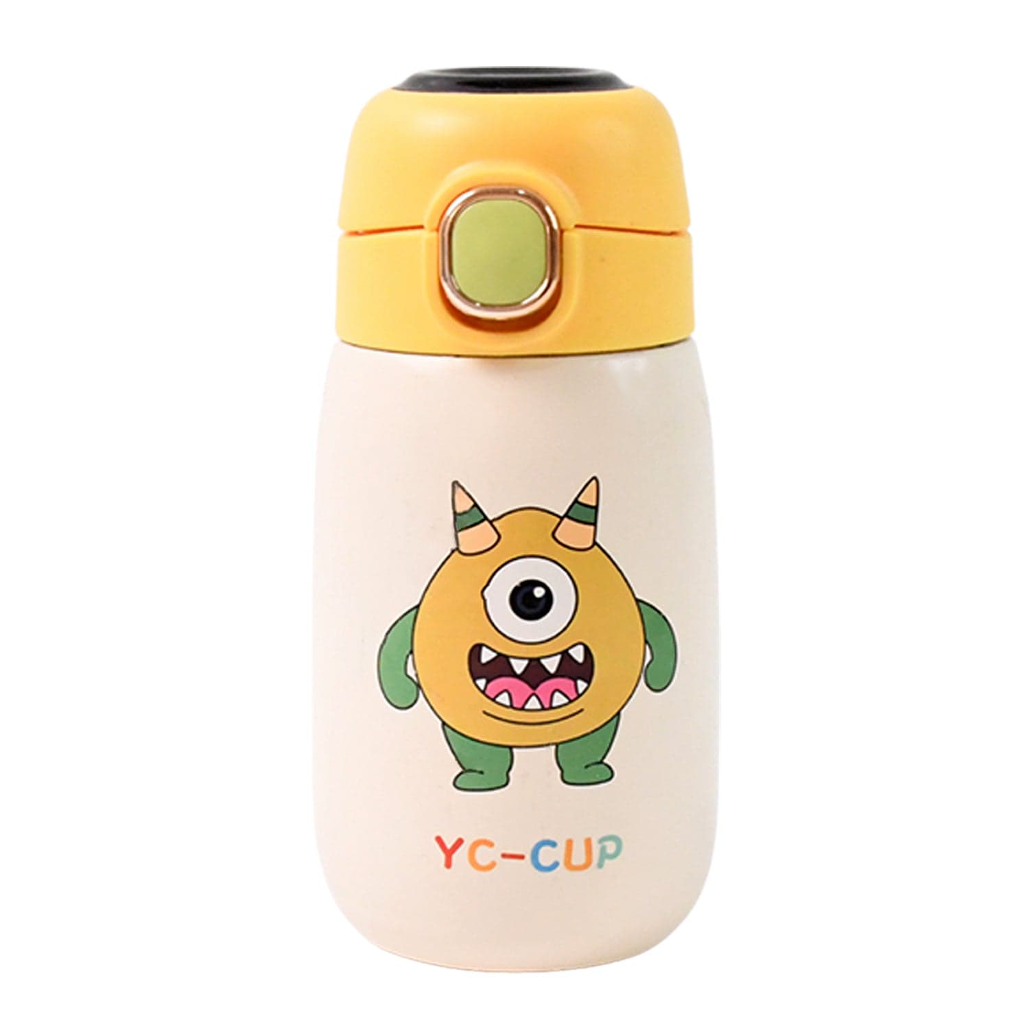 Stainless Steel Single Wall Insulated Flip Lid Kids Water Bottle (300 ML Approx) thumbnail 5