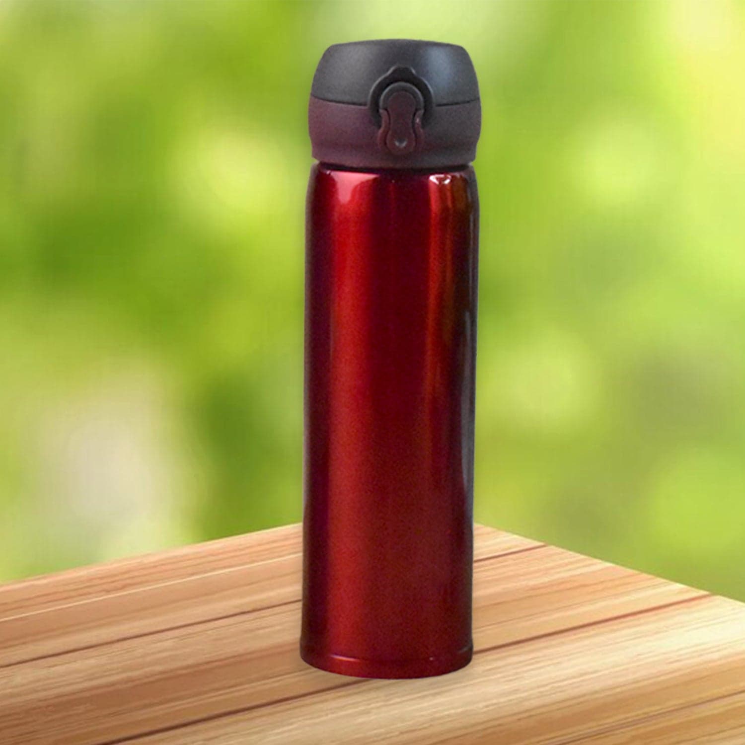 Double Walled Vacuum Insulated Water Bottle | (450 ml Approx / Mix Design / 1 Pc) thumbnail 1