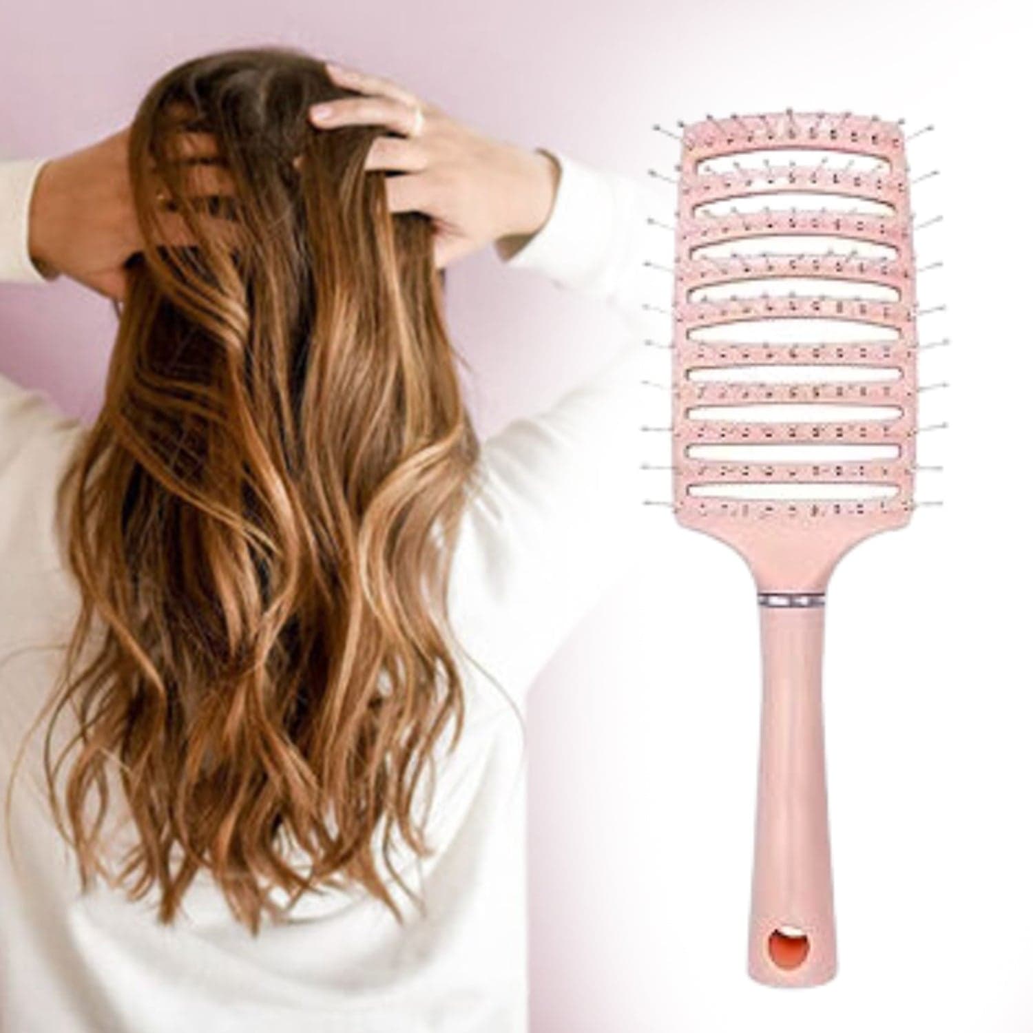 Massage Comb, Massage Hair Brush (1 Pc / 24 Cm), Hair accessories thumbnail 4