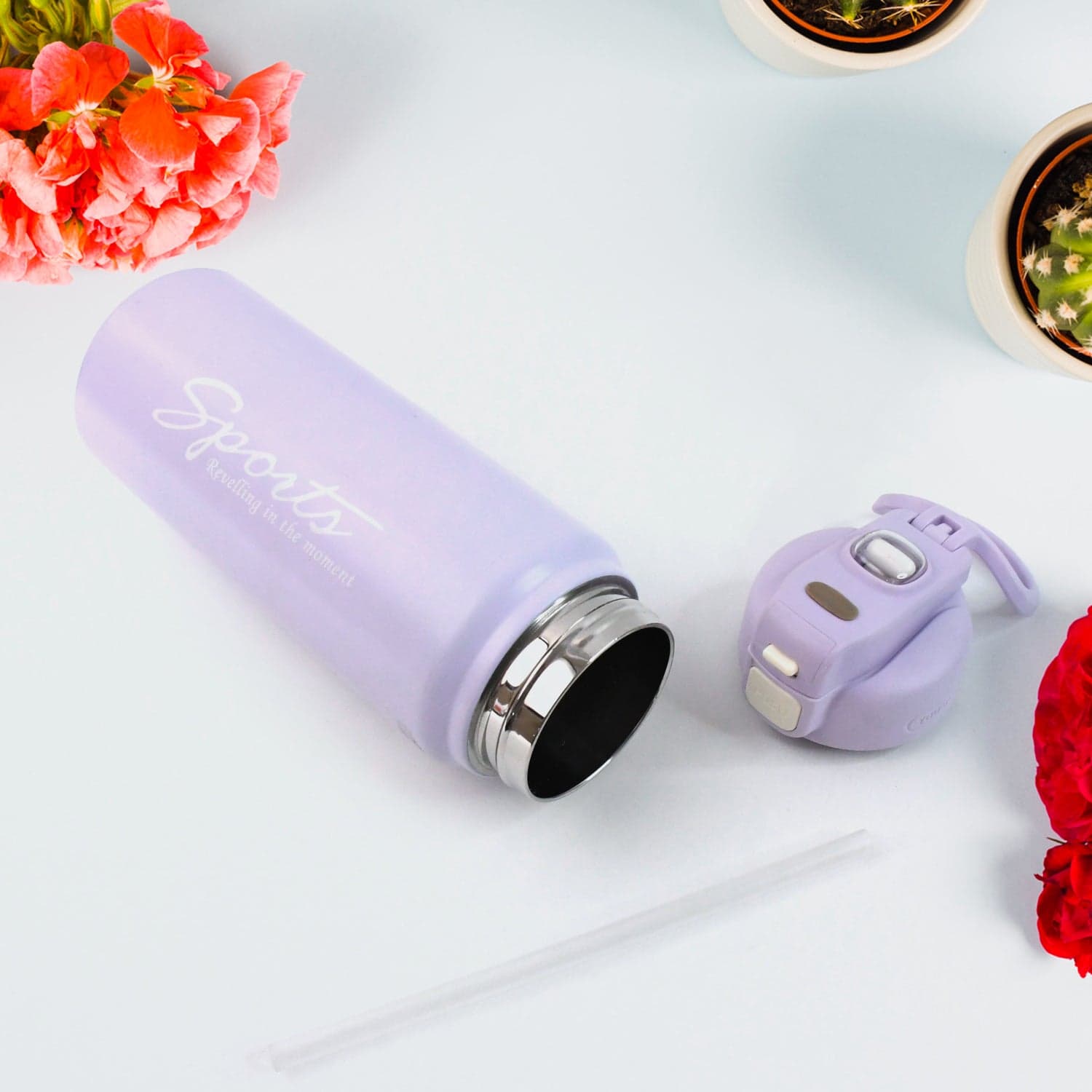 Stainless Steel Insulated Vacuum Water Bottle (600 ml Approx) thumbnail 4