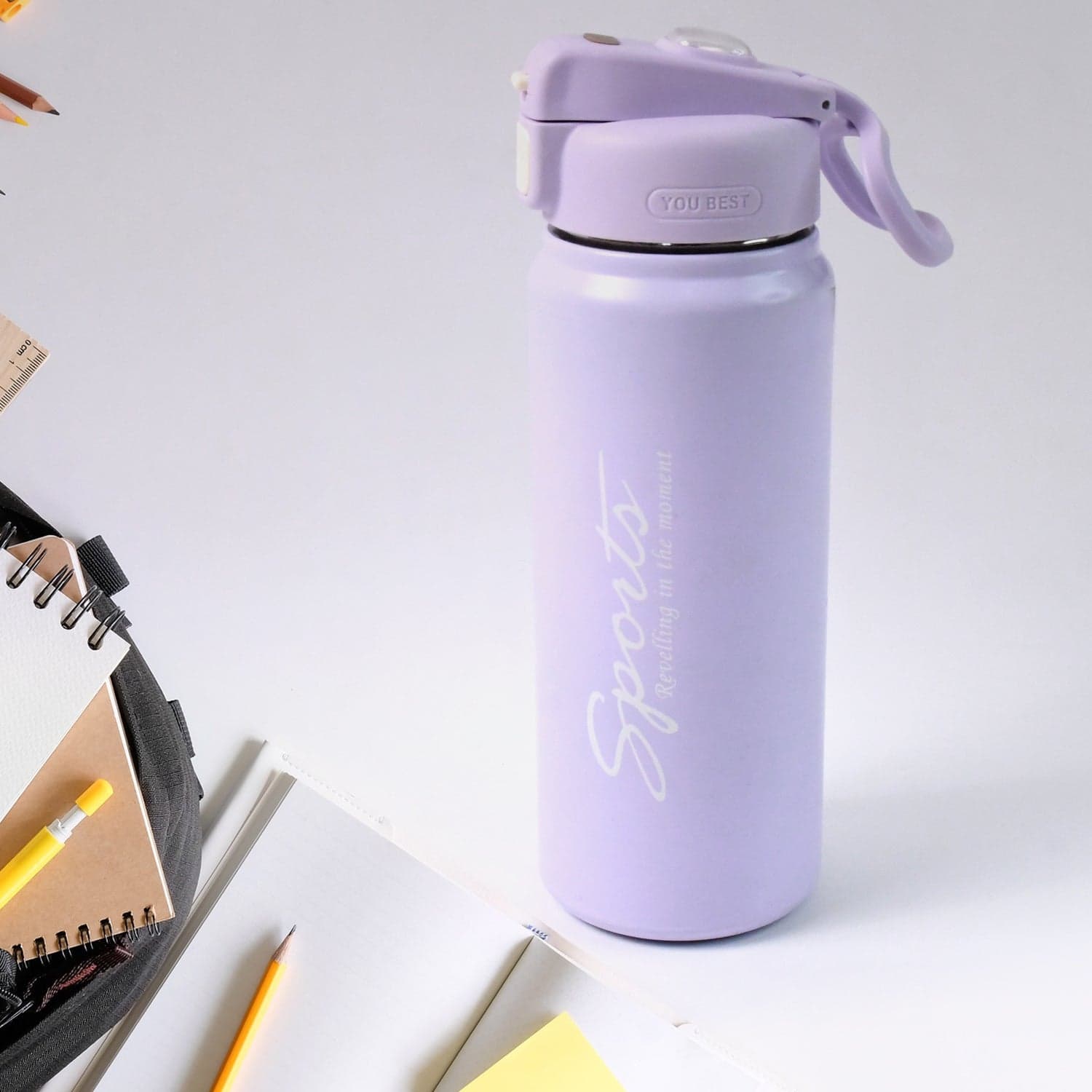 Stainless Steel Insulated Vacuum Water Bottle (600 ml Approx) thumbnail 7