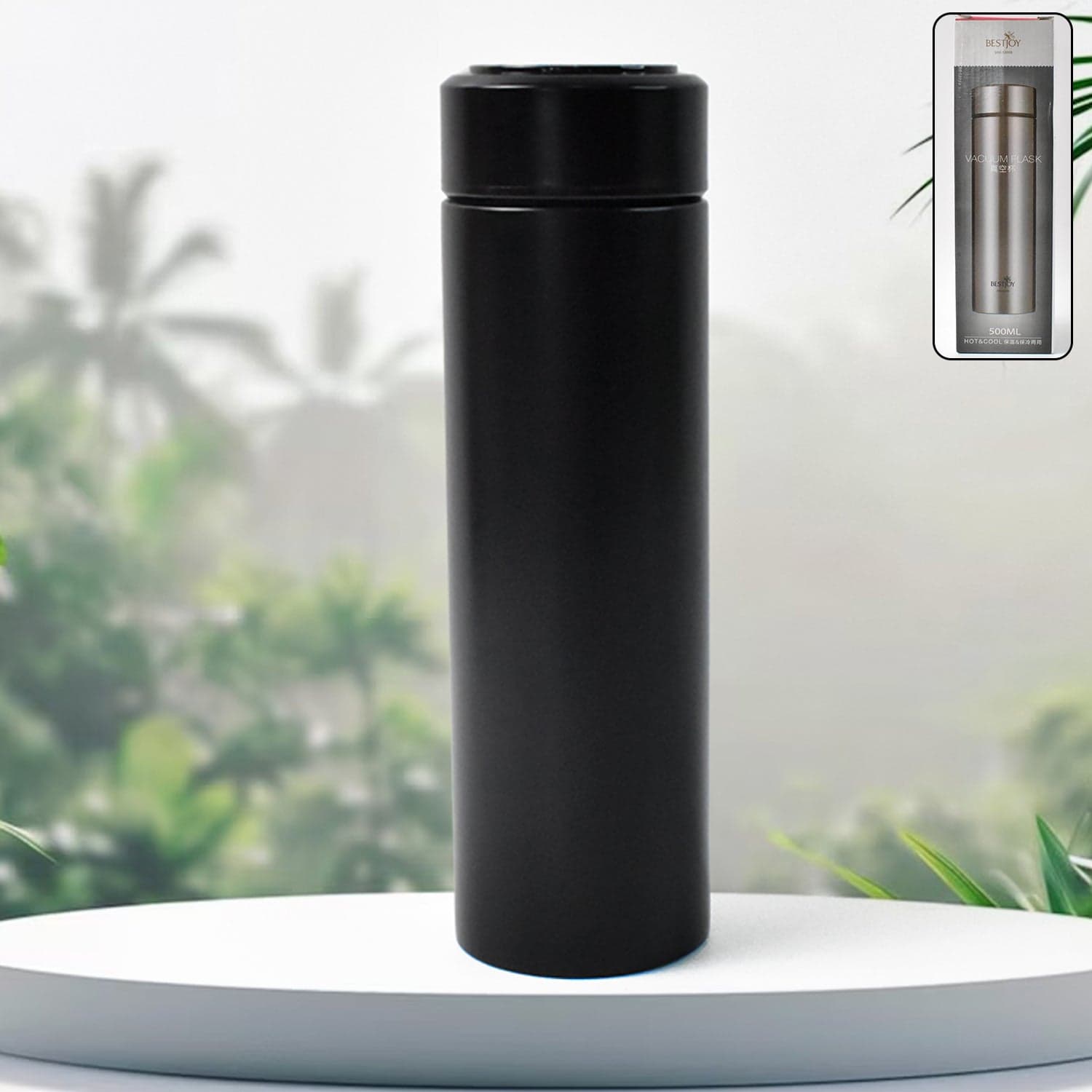 Stainless Steel Insulated Vacuum Flask Water Bottle (500 ml Approx) thumbnail 7