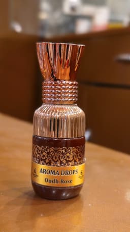 Aroma Drops Oudh Rose  – Non Alcoholic Perfume Oil | Long-Lasting | Unisex | Oriental Floral Fragrance