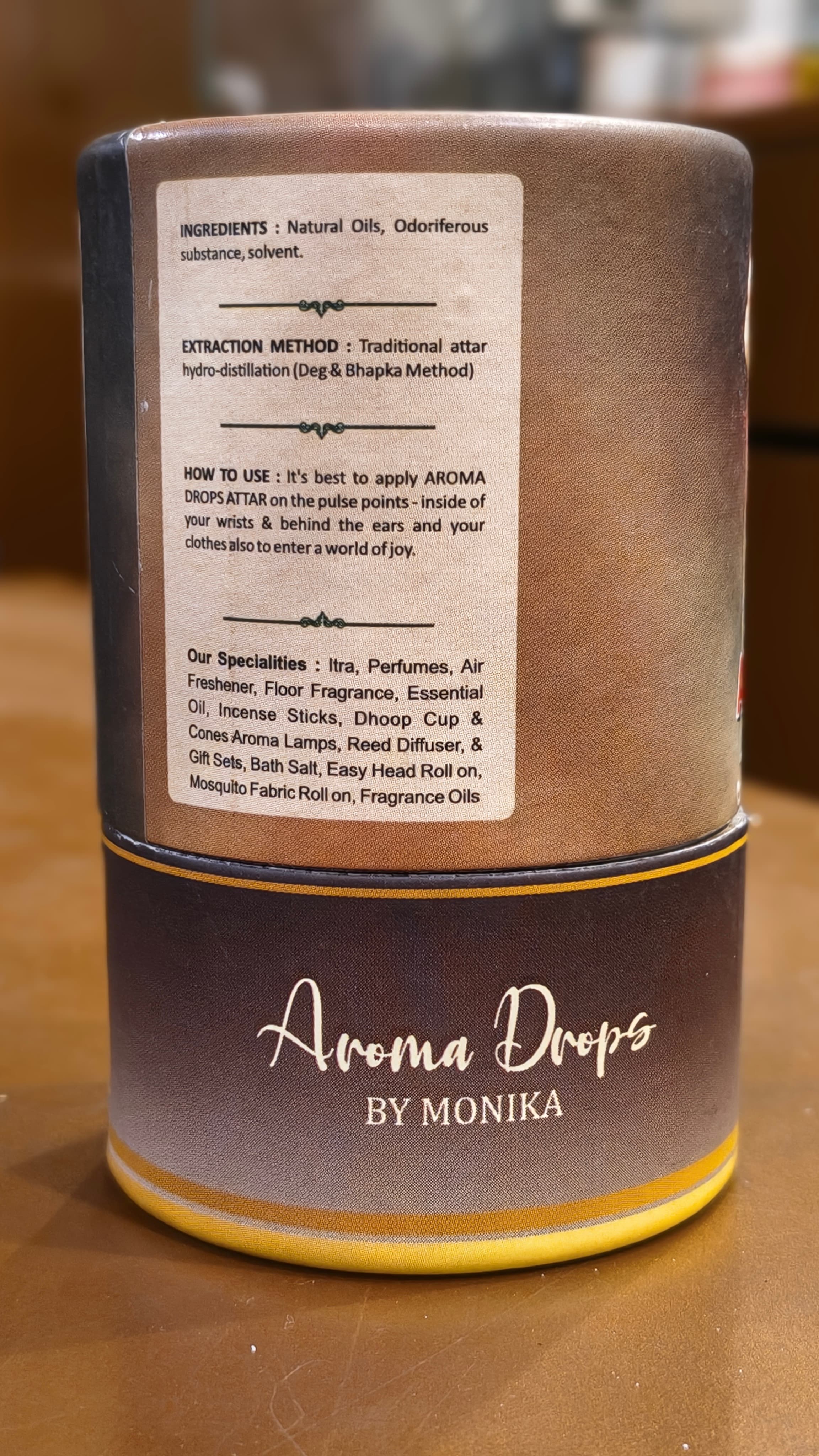 Aroma Drops Royal Touch-I  – Non Alcoholic Perfume Oil | Long-Lasting | Unisex | Oriental Floral Fragrance thumbnail 5