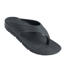 Men’s Open-Toe Slip-On Slide Sandals with Textured Footbed