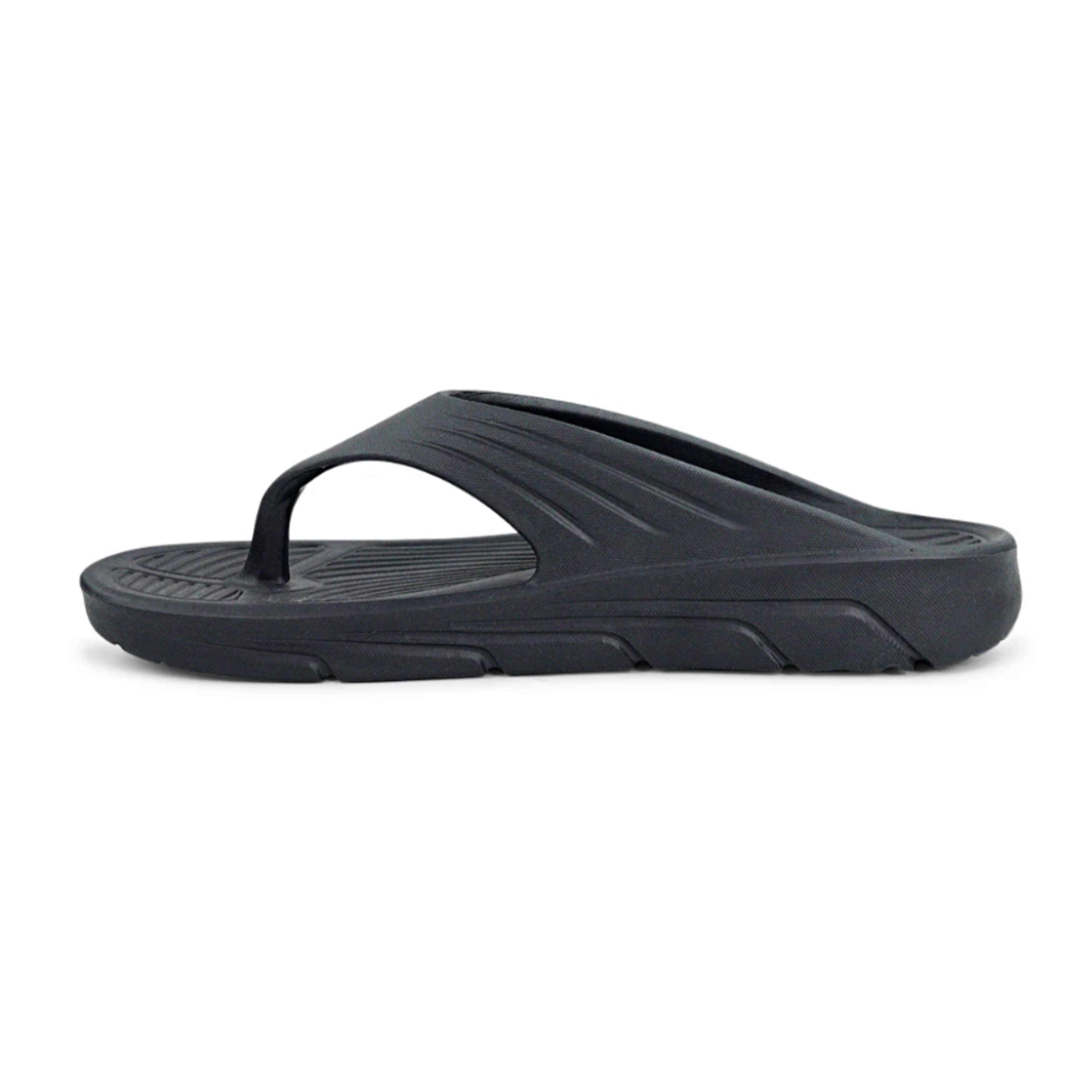 Men’s Open-Toe Slip-On Slide Sandals with Textured Footbed thumbnail 3