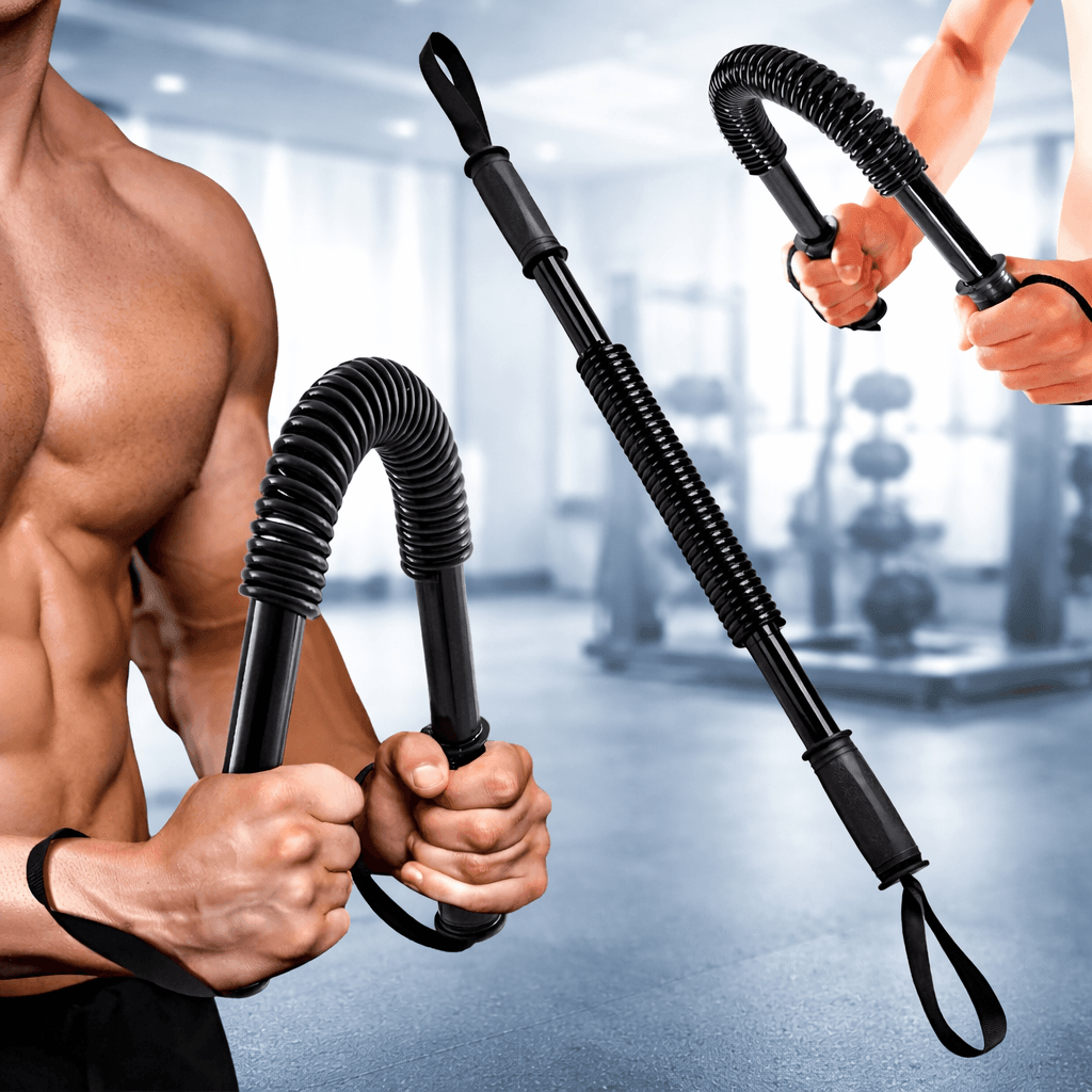 Adjustable Power Twister Bar – Chest & Arm Strength Trainer With High-Tension Spring thumbnail 2