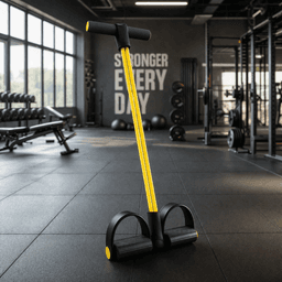 Full Body Resistance Pedal Exerciser With Foot Straps & Foam Handles – Portable Home Workout Fitness Tool