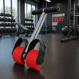 Adjustable Pedal Puller Resistance Band With Dual Springs – Full Body Home Workout Trainer