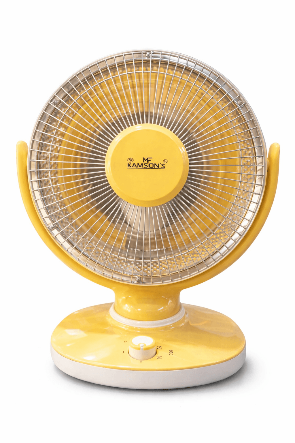 Kamsons 14-Inch Infrared Carbon Sun Heater With 180° Oscillation & Tip-Over Safety Switch (Yellow)