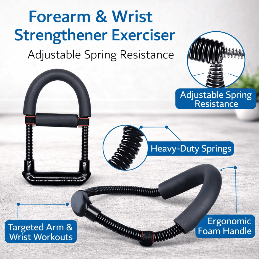 Adjustable Forearm & Wrist Strengthener – Heavy Duty Hand Grip Exerciser For Arm, Wrist & Grip Strength Training thumbnail 3