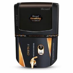 Black and Gold RO UV Water Purifier with 12 L Storage Capacity and Mineral Guard