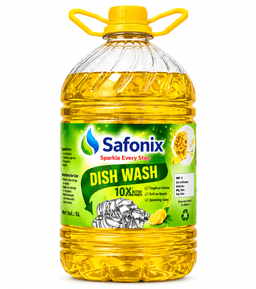 Safonix Dish Wash Liquid 5 Litre – Tough On Grease, Sparkling Clean