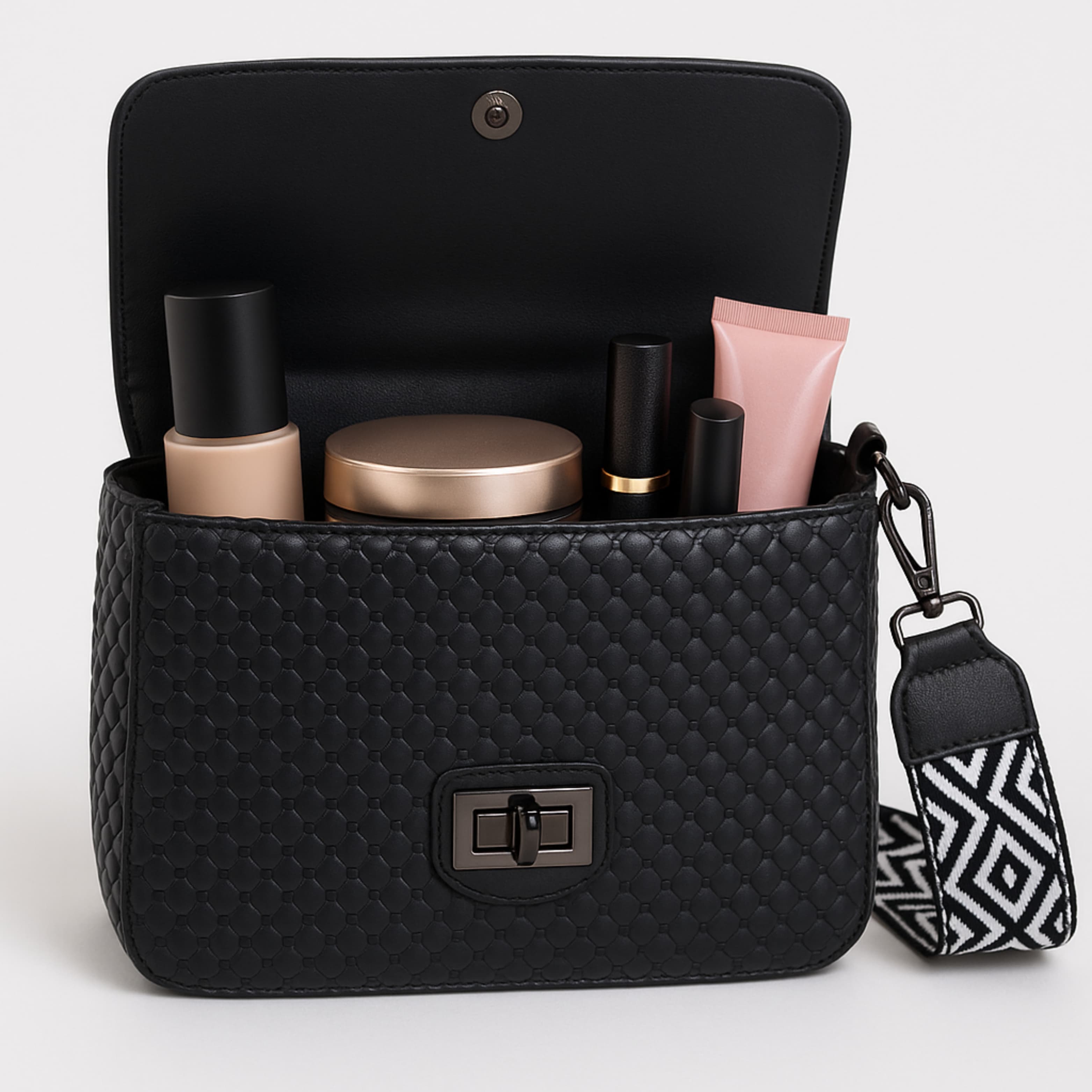 Stylish Crossbody Bag ID No: GP047_BLACK thumbnail 2
