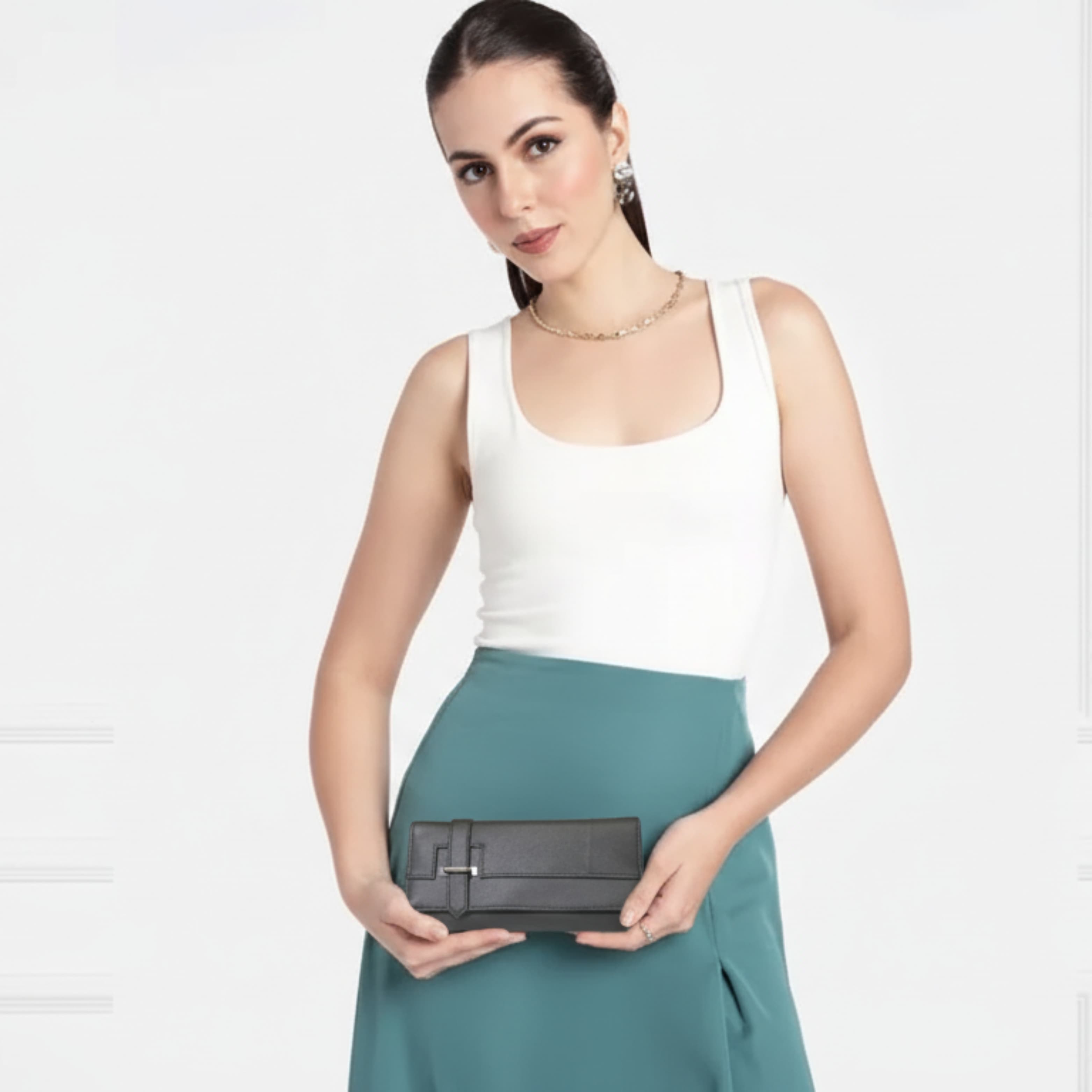 Formal Hand Purse for Women ID No: GP048_BLACK thumbnail 2