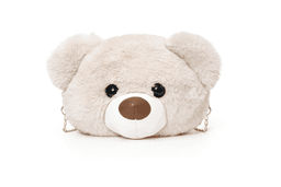 Teddy Face Plush Pouch for Girls & Kids ID No: GP054_CREAM