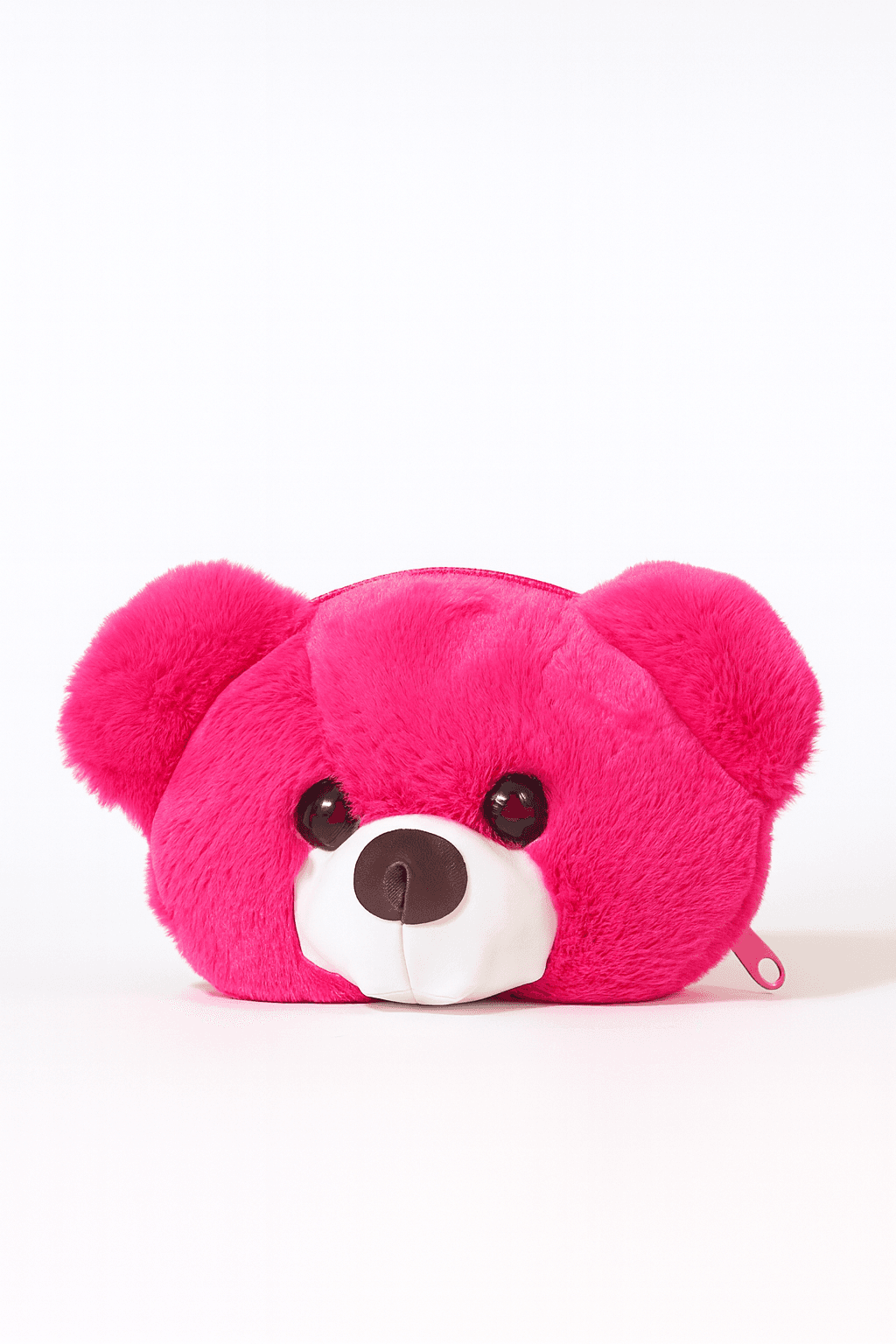Teddy Face Plush Pouch for Girls & Kids ID No: GP054_PINK thumbnail 1