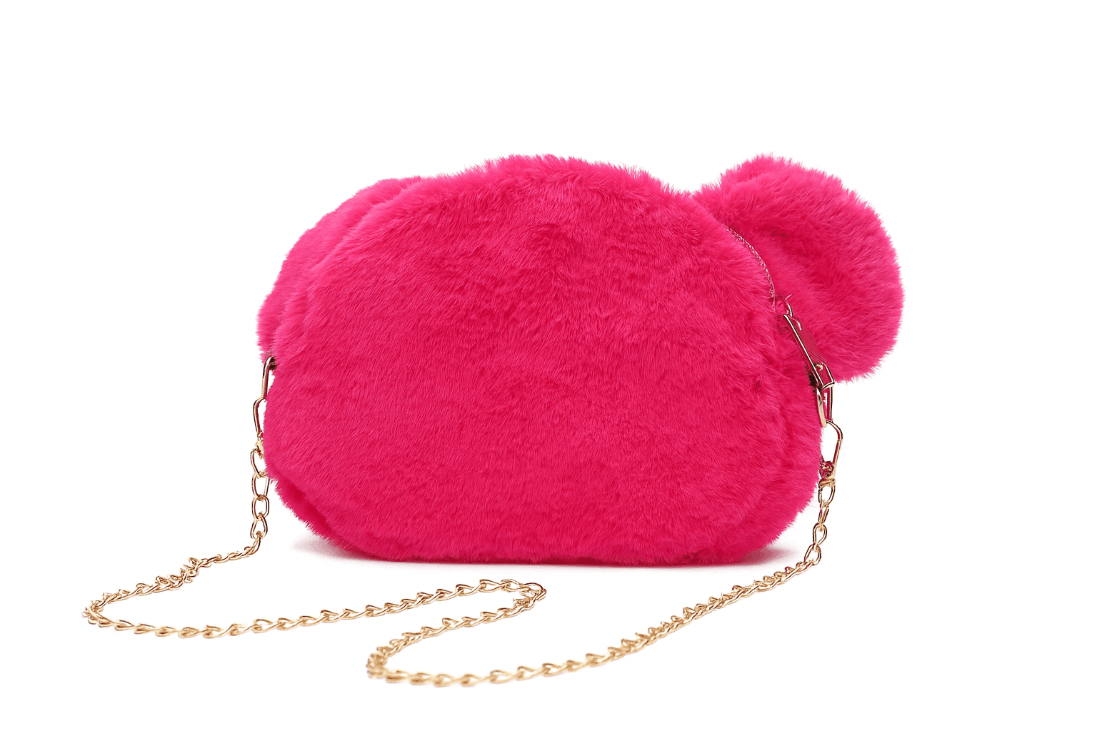 Teddy Face Plush Pouch for Girls & Kids ID No: GP054_PINK thumbnail 2