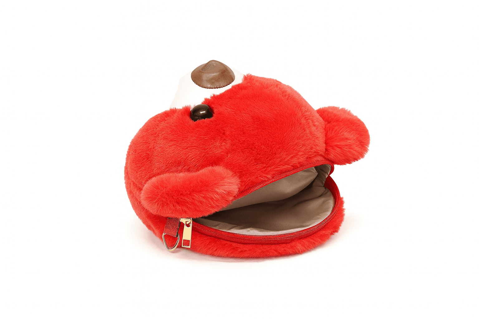 Teddy Face Plush Pouch for Girls & Kids ID No: GP054_RED thumbnail 3